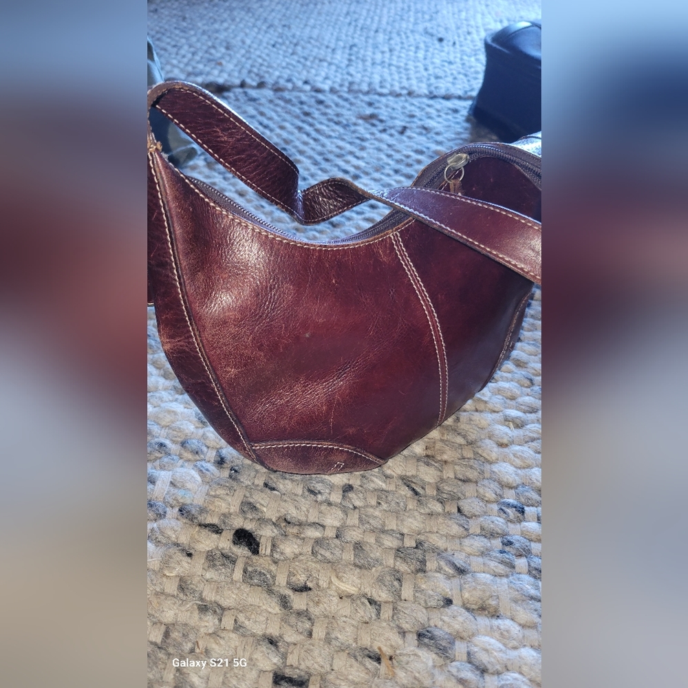Vintage Leather Fossil Bag
